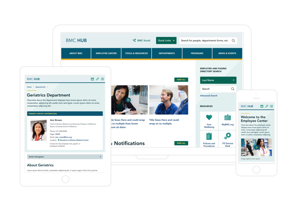 boston medical intranet