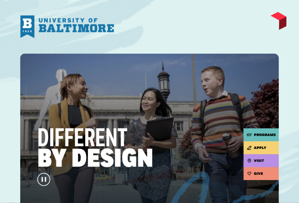 University of Baltimore screenshot
