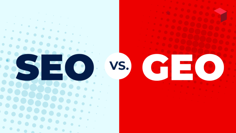 SEO vs GEO Blog Post Title Graphic